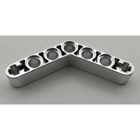   32348 Chrome Silver Technic, Liftarm 1 x 7 Bent (4 - 4) Thick  32348 Custom chromed by Bubul