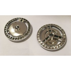   Chrome Silver Technic, Disk 5 x 5 - Notched  32439 Custom Chromed by BUBUL
