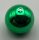 32474 | Chrome Green Technic Ball Joint | Custom Chromed by BUBUL