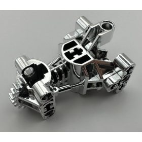   32489 | Chrome Silver Bionicle Body Torso Trunk Gearbox | Custom Chromed by BUBUL