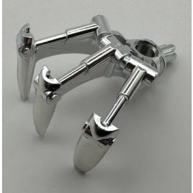   32506 | Chrome Silver Bionicle Claw with Axle | Custom Chromed by BUBUL