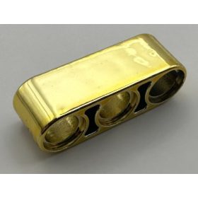   32523 Chrome GOLD Technic, Liftarm 1 x 3 Thick  32523 Custom chromed by Bubul