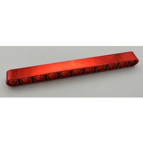   32525 Chrome RED Technic, Liftarm 1 x 11 Thick  32525 Custom chromed by Bubul