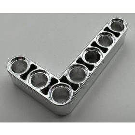   Chrome Silver Technic, Liftarm 3 x 5 L-Shape Thick  32526 Custom chromed by Bubul