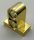 32530 Chrome Gold Technic, Pin Connector Plate 1 x 2 x 1 2/3 with 2 Holes (Double on Top)  Custom Chromed by BUBUL