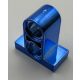 32530 Chrome Blue Technic, Pin Connector Plate 1 x 2 x 1 2/3 with 2 Holes (Double on Top)  Custom Chromed by BUBUL