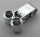 32557 | Chrome Silver Technic, Pin Connector Perpendicular Double 3L | Custom Chromed by Bubul
