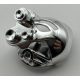 32569, 43098 | Chrome Silver Bionicle Mask Akaku | Custom Chromed by BUBUL