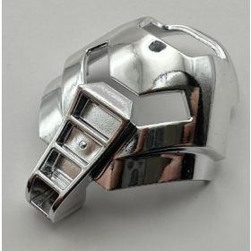   32573 | Chrome Silver Bionicle Mask Huna | Custom Chromed by BUBUL