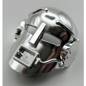   32575 | Chrome Silver Bionicle Mask Mahiki (Turaga) | Custom Chromed by BUBUL