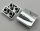32803 Chrome Silver Slope, Curved 2 x 2 Inverted Custom Chromed by BUBUL