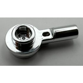   32828 | Chrome Silver Bar 1L with 1 x 1 Round Plate with Hollow Stud | Custom Chromed by BUBUL