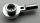 32828 | Chrome Silver Bar 1L with 1 x 1 Round Plate with Hollow Stud | Custom Chromed by BUBUL