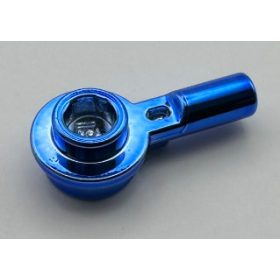   32828 | Chrome Blue Bar 1L with 1 x 1 Round Plate with Hollow Stud | Custom Chromed by BUBUL