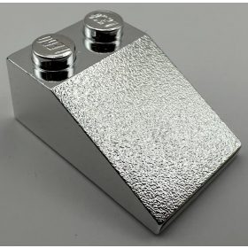3298 Chrome Silver Slope 33 3 x 2 Custom chromed by Bubul