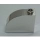 33243 | Chrome Silver Brick, Modified 1 x 3 x 2 with Curved Top | Custom Chromed by Bubul