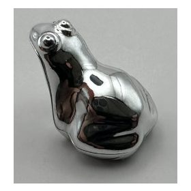 33320 | Chrome Silver Frog | Custom Chromed by Bubul