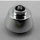  33492 | Chrome Silver Cone 1 1/2 x 1 1/2 x 2/3 Truncated | Custom Chromed by Bubul