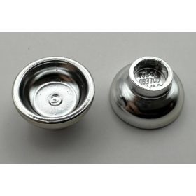   34172 Chrome Silver Minifigure, Utensil Bowl  Custom Chromed by BUBUL