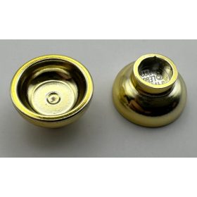   34172 Chrome Gold Minifigure, Utensil Bowl  Custom Chromed by BUBUL