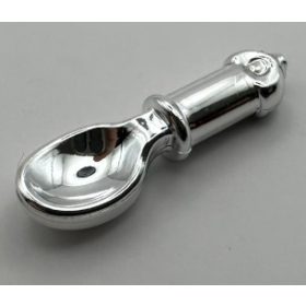   34173 Chrome Silver Minifigure, Utensil Spoon - Handle with Round End Blaster similar: 80179 Custom chromed by Bubul