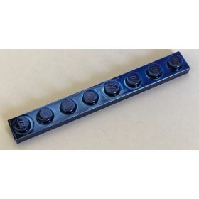 3460 Chrome Blue Plate 1 x 8   Custom Chromed by BUBUL