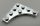 35044 Chrome Silver Plate, Modified 4 x 4 with 3 x 3 Curved Cutout Custom Chromed by Bubul