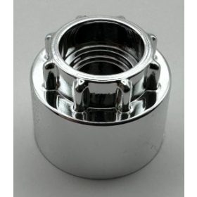   35186 Chrome Silver Technic Driving Ring Extension with 8 Teeth Inside and Outside  Custom chromed by Bubul