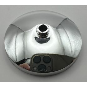   35394 | Chrome Silver Dish 4 x 4 Inverted (Radar) with Open Stud | Custom Chromed by BUBUL 
