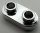 35480 Chrome Silver Plate, Modified 1 x 2 Rounded with 2 Open Studs 35480  Custom Chromed by BUBUL