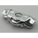 35635 | Chrome Silver Minifigure Armor with 2 Flaps over Shoulders | Custom Chromed by BUBUL