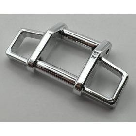  35654 | Chrome Silver Bar 1 x 4 x 1 2/3 (Grille Guard / Push Bumper) | Custom Chromed by Bubul