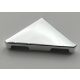 35787 Chrome Silver Tile, Modified 2 x 2 Triangular Custom Chromed by BUBUL