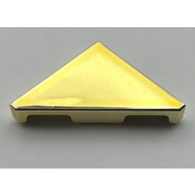   35787 Chrome Gold Tile, Modified 2 x 2 Triangular Custom Chromed by BUBUL