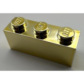   3622, 45505 | Chrome Gold Brick 1 x 3 | Custom Chromed by BUBUL