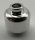 3626 | Chrome Silver Minifig, - Head (Plain) - Hollow Stud | Custom Chromed by BUBUL