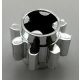 3647 Chrome Silver Technic, Gear 8 Tooth Type 1   Custom chromed by Bubul