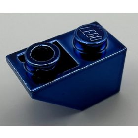   3665 Chrome BLUE Slope, Inverted 45 2 x 1 Custom Chromed by BUBUL