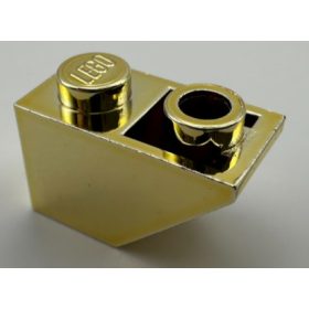   3665 Chrome Gold Slope, Inverted 45 2 x 1 Custom Chromed by BUBUL