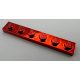 3666 | Chrome Red Plate 1 x 6  | Custom Chromed by Bubul