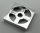 3680 Chrome Silver Turntable 2 x 2 Plate, Base Custom Chromed by BUBUL