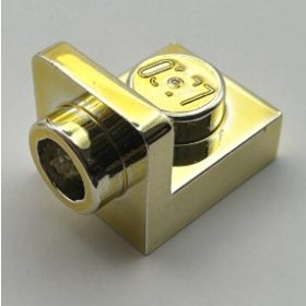   36840 | Chrome Gold Bracket 1 x 1 - 1 x 1 Inverted | Custom Chromed by Bubul