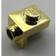 36841 | Chrome Gold Bracket 1 x 1 - 1 x 1 | Custom Chromed by Bubul
