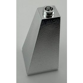   3685 Chrome Silver Slope 75 2 x 2 x 3 Double Convex Part:3685 chromed by Bubul
