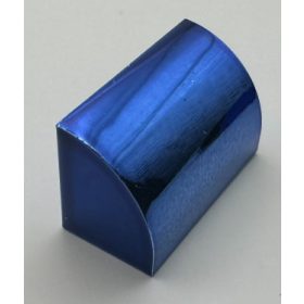   37352 | Chrome Blue Brick, Modified 1 x 2 x 1 No Studs, Curved Top | Custom Chromed by BUBUL