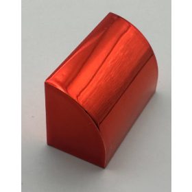   37352 | Chrome Red Brick, Modified 1 x 2 x 1 No Studs, Curved Top | Custom Chromed by BUBUL