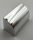 37352 | Chrome Silver Brick, Modified 1 x 2 x 1 No Studs, Curved Top | Custom Chromed by BUBUL