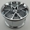 35187 Chrome Silver Wheel 62.3mm D. x 42mm Technic Racing Large 37383 or 35187 Custom Chromed by Bubul Bugatti rim