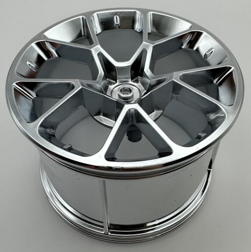35187 Chrome Silver Wheel 62.3mm D. x 42mm Technic Racing Large 37383 or 35187 Custom Chromed by Bubul Bugatti rim