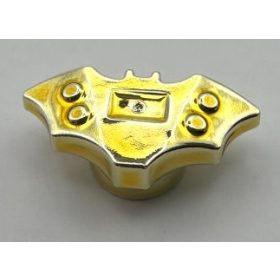   37720b Chrome Gold Minifigure, Weapon Batarang, Very Small Custom Chromed by BUBUL